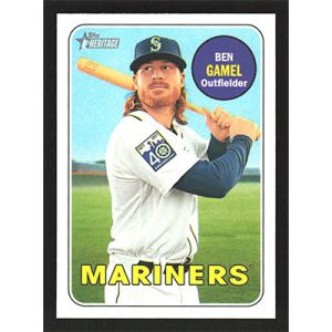 2018 Topps Heritage #453 Ben Gamel SP