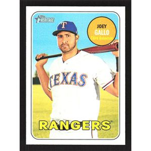2018 Topps Heritage #48 Joey Gallo