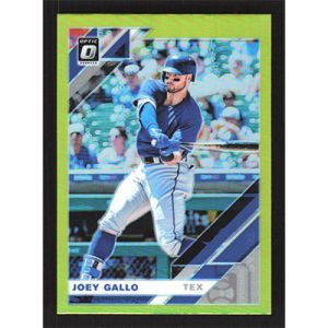 2019 Donruss Optic Lime Green #112 Joey Gallo