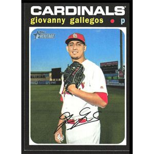 2020 Topps Heritage #429 Giovanny Gallegos SP