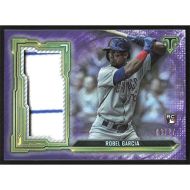 2020 Topps Triple Threads Single Relics Amethyst #SJR-RGA Robel Garcia Jersey w/ Pinstripe