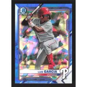 2021 Bowman Chrome Sapphire Prospects #BCP-79 Luis Garcia