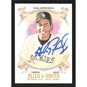 2021 Topps Allen & Ginter #276 Andres Galarraga Autographed
