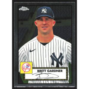 2021 Topps Chrome Platinum Anniversary #467 Brett Gardner