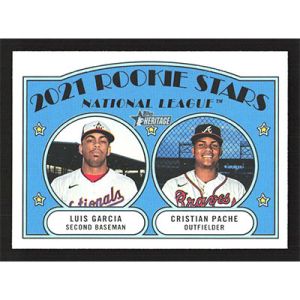 2021 Topps Heritage #109 L. Garcia/C. Pache Rookie Stars