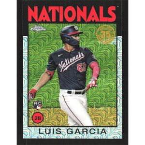 2021 Topps '86 Silver Pack Chrome Series 2 #86TC-71 Luis Garcia