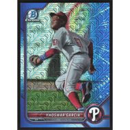 2022 Bowman Chrome Mega Box Prospects Blue Refractors #BCP-215 Yhoswar Garcia