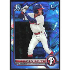 2022 Bowman Chrome Sapphire Prospects #BCP-90 Yhoswar Garcia