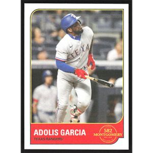 2022 Topps 582 Montgomery Club Lost Design Set 1 #17 Adolis Garcia