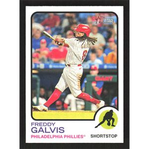 2022 Topps Heritage #302 Freddy Galvis