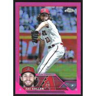 2023 Topps Chrome Pink Refractors #49 Zac Gallen