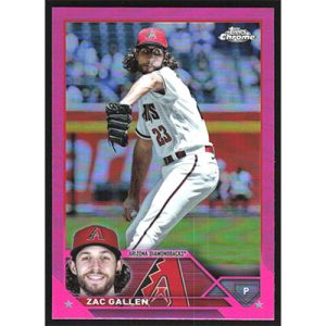 2023 Topps Chrome Pink Refractors #49 Zac Gallen