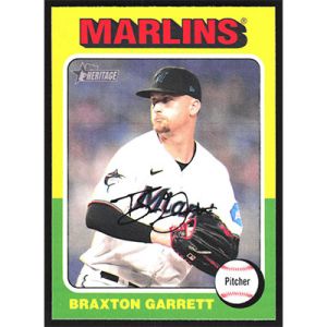2024 Topps Heritage #319 Braxton Garrett