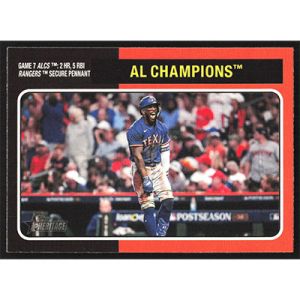 2024 Topps Heritage #460 Adolis Garcia Postseason Highlights