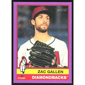 2025 Topps Heritage Purple #450 Zac Gallen SP