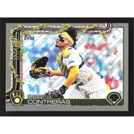 2025 Topps Holiday Silver Glitter #H21 William Contreras