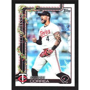 2025 Topps Holiday #H175 Carlos Correa