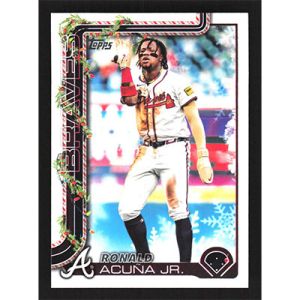 2025 Topps Holiday #H62 Ronald Acuna Jr.