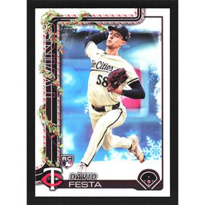 2025 Topps Holiday #H78 David Festa