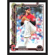 2025 Topps Holiday #H95 Shane Bieber