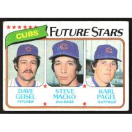 1980 Topps #676 D. Geisel/S. Macko/K. Pagel Future Stars