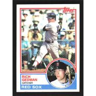 1983 Topps #602 Rich Gedman