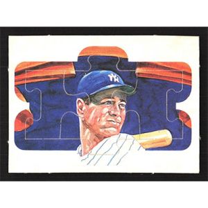 1985 Donruss Puzzle #13-15 Lou Gehrig