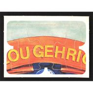 1985 Donruss Puzzle #4-6 Lou Gehrig