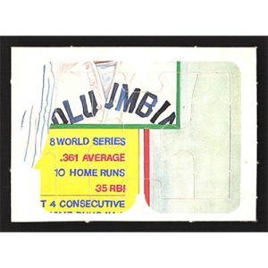 1985 Donruss Puzzle #43-45 Lou Gehrig