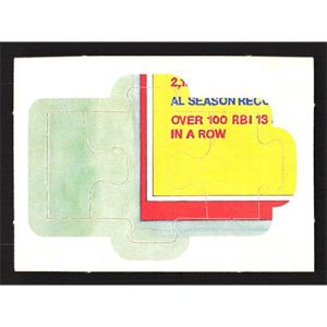 1985 Donruss Puzzle #46-48 Lou Gehrig