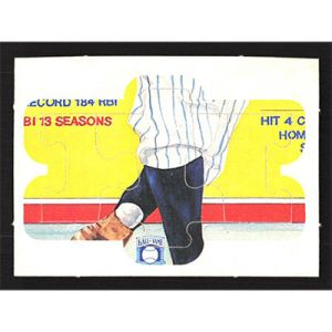 1985 Donruss Puzzle #49-51 Lou Gehrig