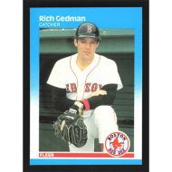 1987 Fleer Glossy #35 Rich Gedman