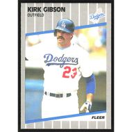 1989 Fleer #57 Kirk Gibson