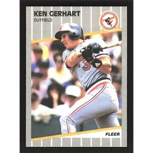 1989 Fleer #609 Ken Gerhart