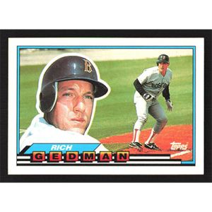 1989 Topps Big #72 Rich Gedman