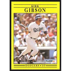 1991 Fleer #199 Kirk Gibson