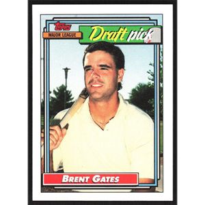 1992 Topps #216 Brent Gates Draft Pick