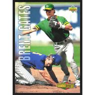 1993 Upper Deck #504 Brent Gates Diamond Debuts