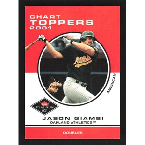 2001 Fleer Platinum #422 Jason Giambi Chart Toppers