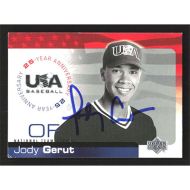 2004 USA Baseball 25th Anniversary #USA-66 Jody Gerut Autographed