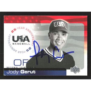 2004 USA Baseball 25th Anniversary #USA-66 Jody Gerut Autographed