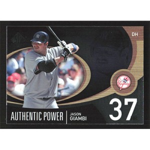 2007 SP Authentic Authentic Power #AP-24 Jason Giambi