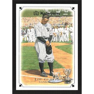 2007 Upper Deck Masterpieces Glossy #8 Lou Gehrig