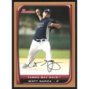 2008 Bowman Gold #27 Matt Garza