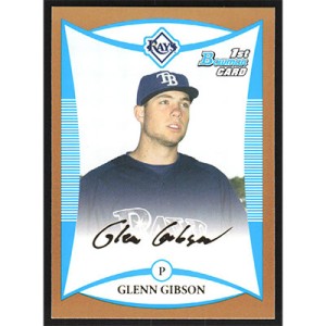 2008 Bowman Prospects Gold #BP6 Glenn Gibson