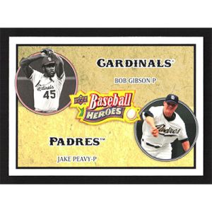 2008 Upper Deck Baseball Heroes #184 B. Gibson/J. Peavy