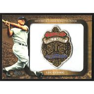 2009 Topps Legends Commemorative Patch #LPR-56 Lou Gehrig/1927 World Series