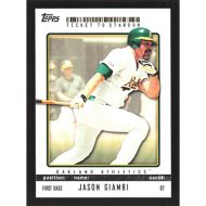 2009 Topps Ticket to Stardom #87 Jason Giambi