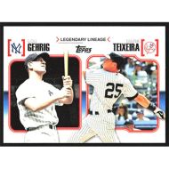 2010 Topps Legendary Lineage #LL4 L. Gehrig/M. Teixeira