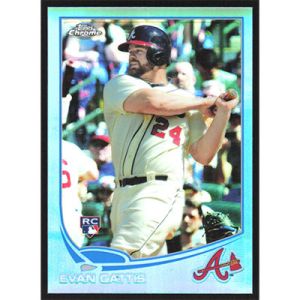 2013 Topps Chrome Blue Refractors #148 Evan Gattis